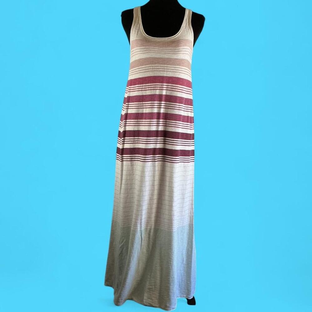 Vince striped maxi dress